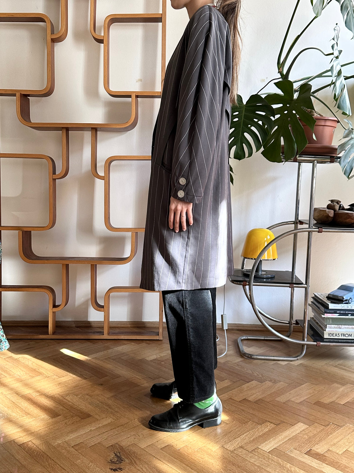 80s long blazer jacket