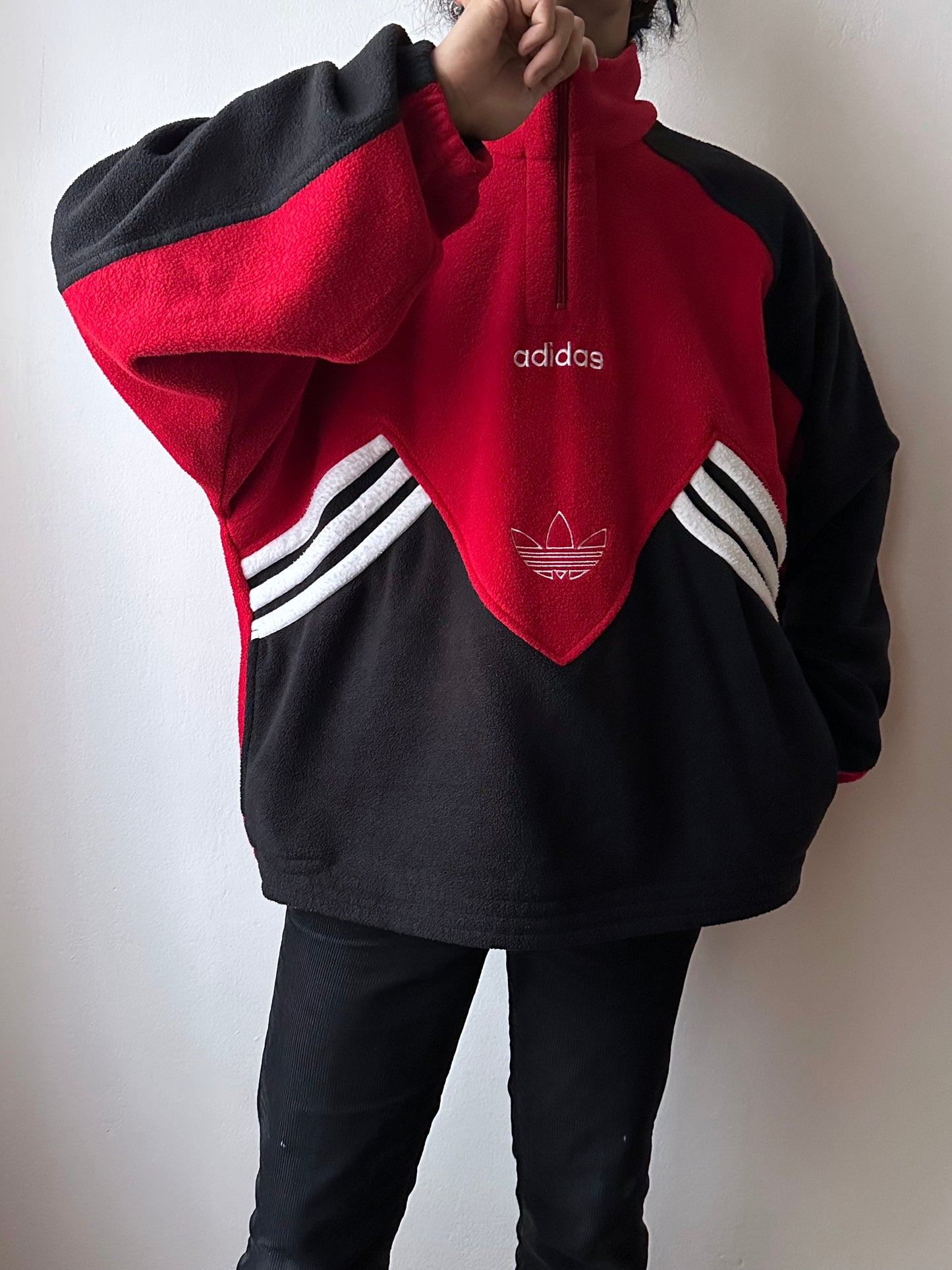 90s Adidas fleece top