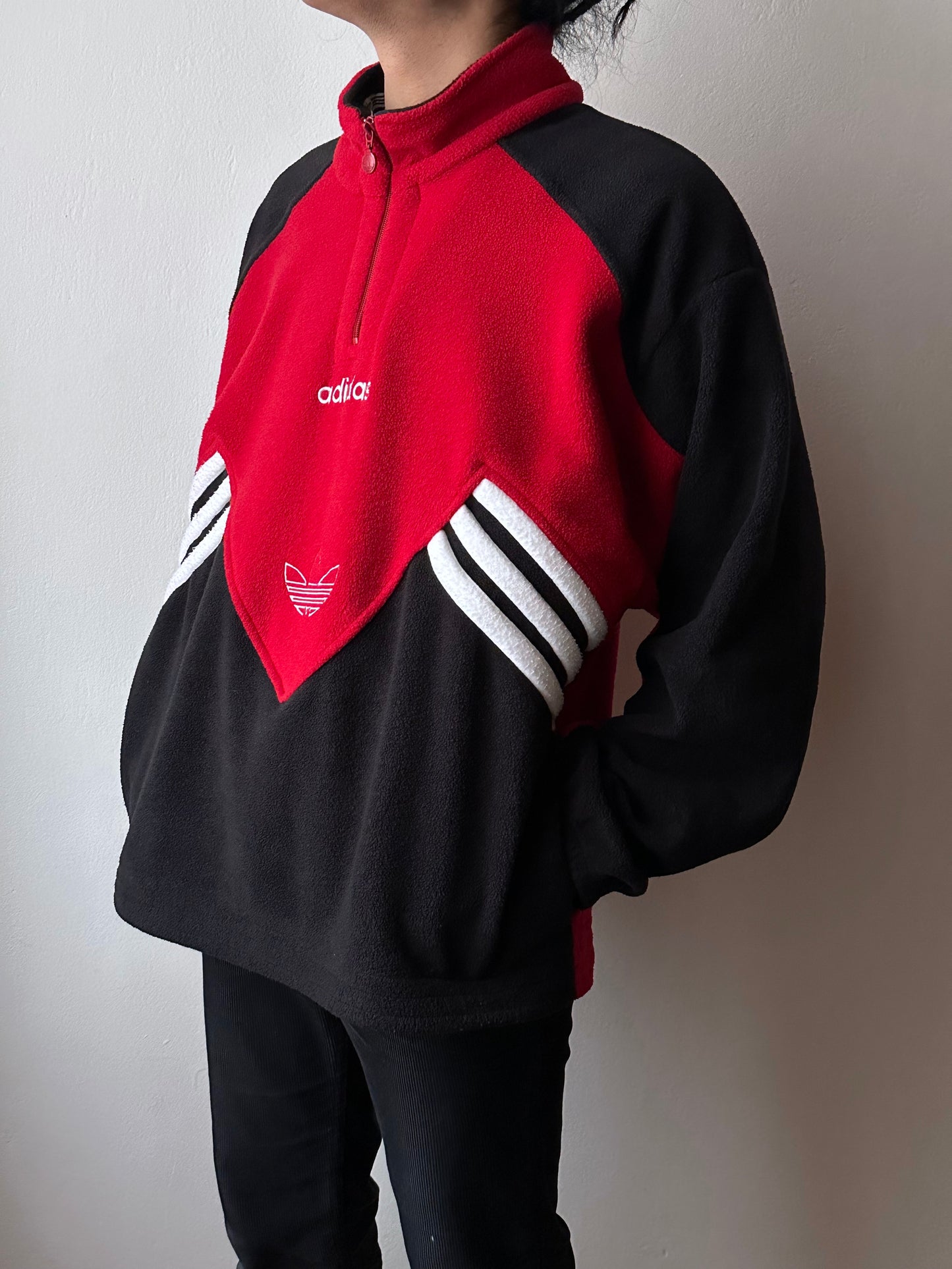 90s Adidas fleece top