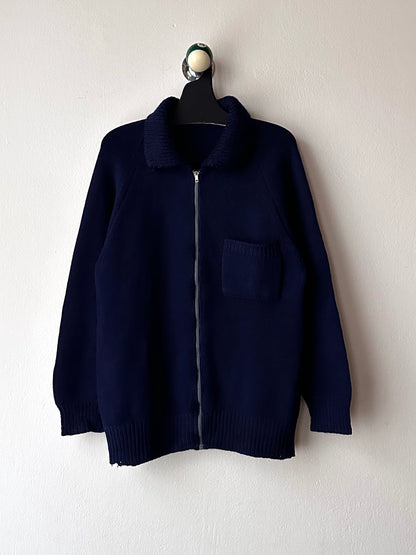 Vintage handmade wool knit jacket