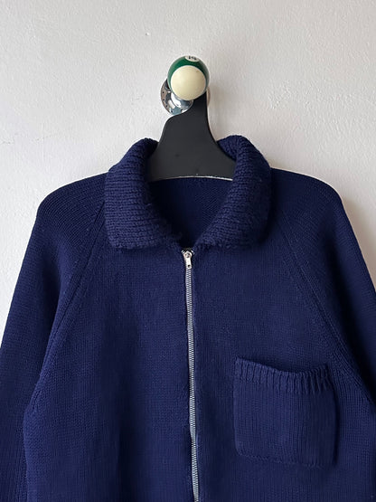 Vintage handmade wool knit jacket