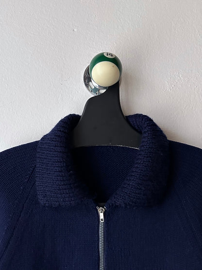 Vintage handmade wool knit jacket