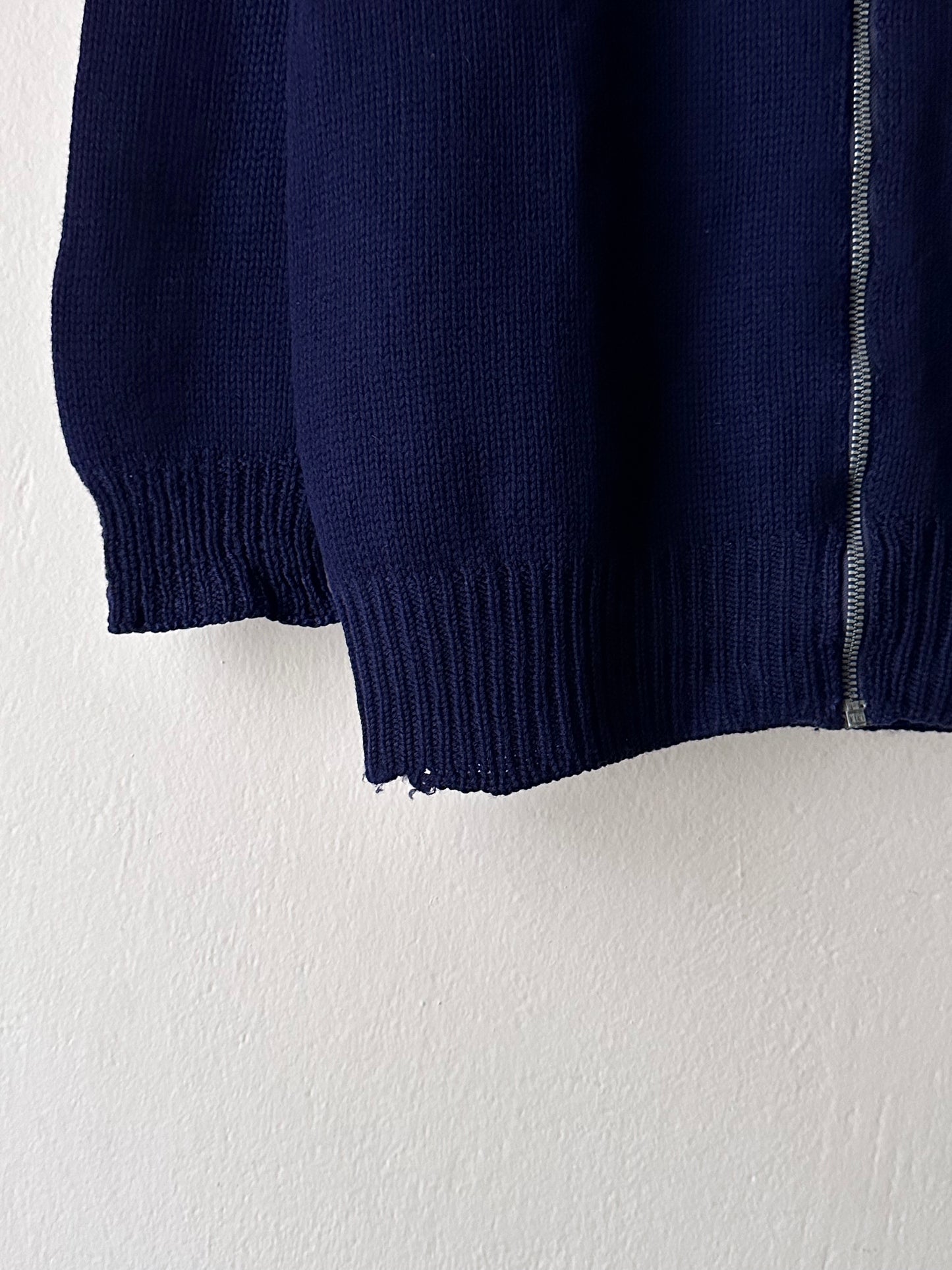 Vintage handmade wool knit jacket