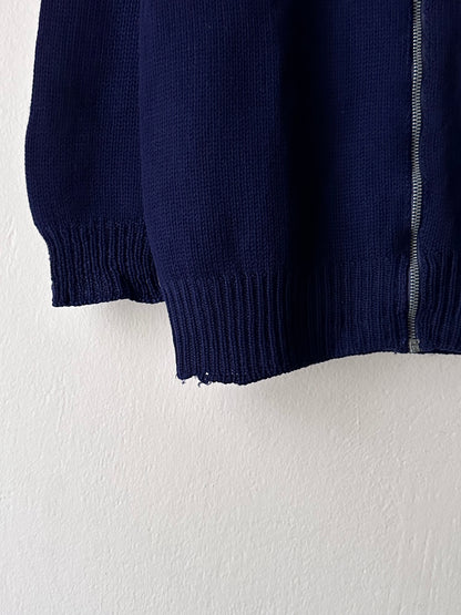 Vintage handmade wool knit jacket