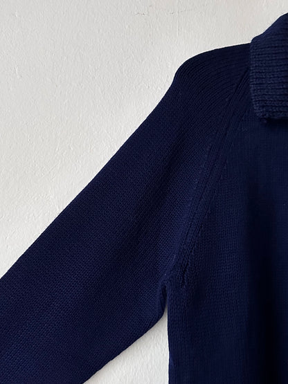 Vintage handmade wool knit jacket