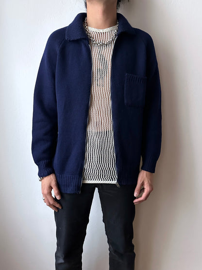 Vintage handmade wool knit jacket