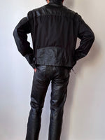 Armani Jeans Leather × Cotton