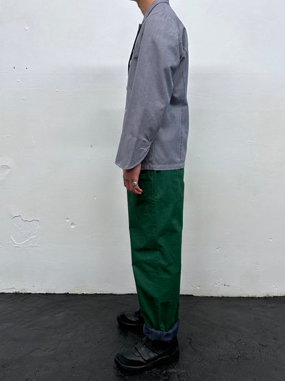 1950s French Butcher Jacket