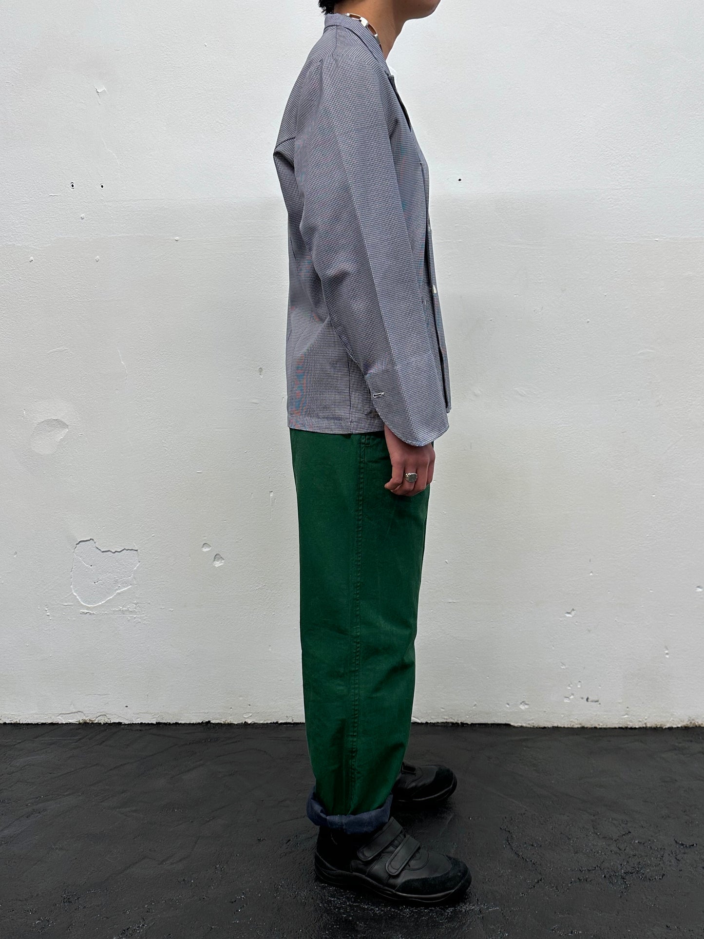 1950s French Butcher Jacket