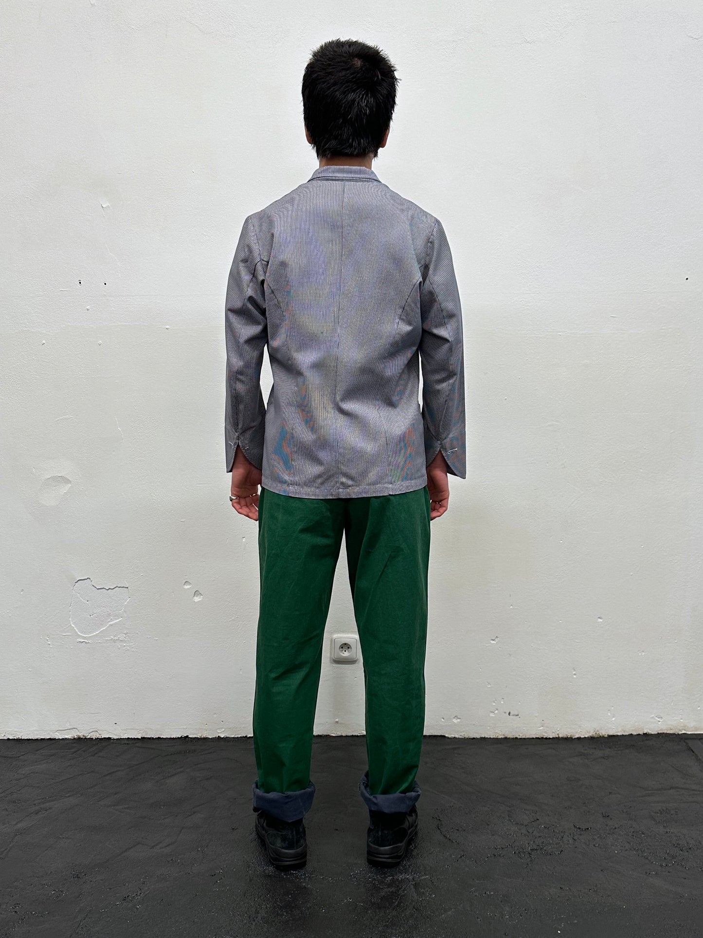 1950s French Butcher Jacket