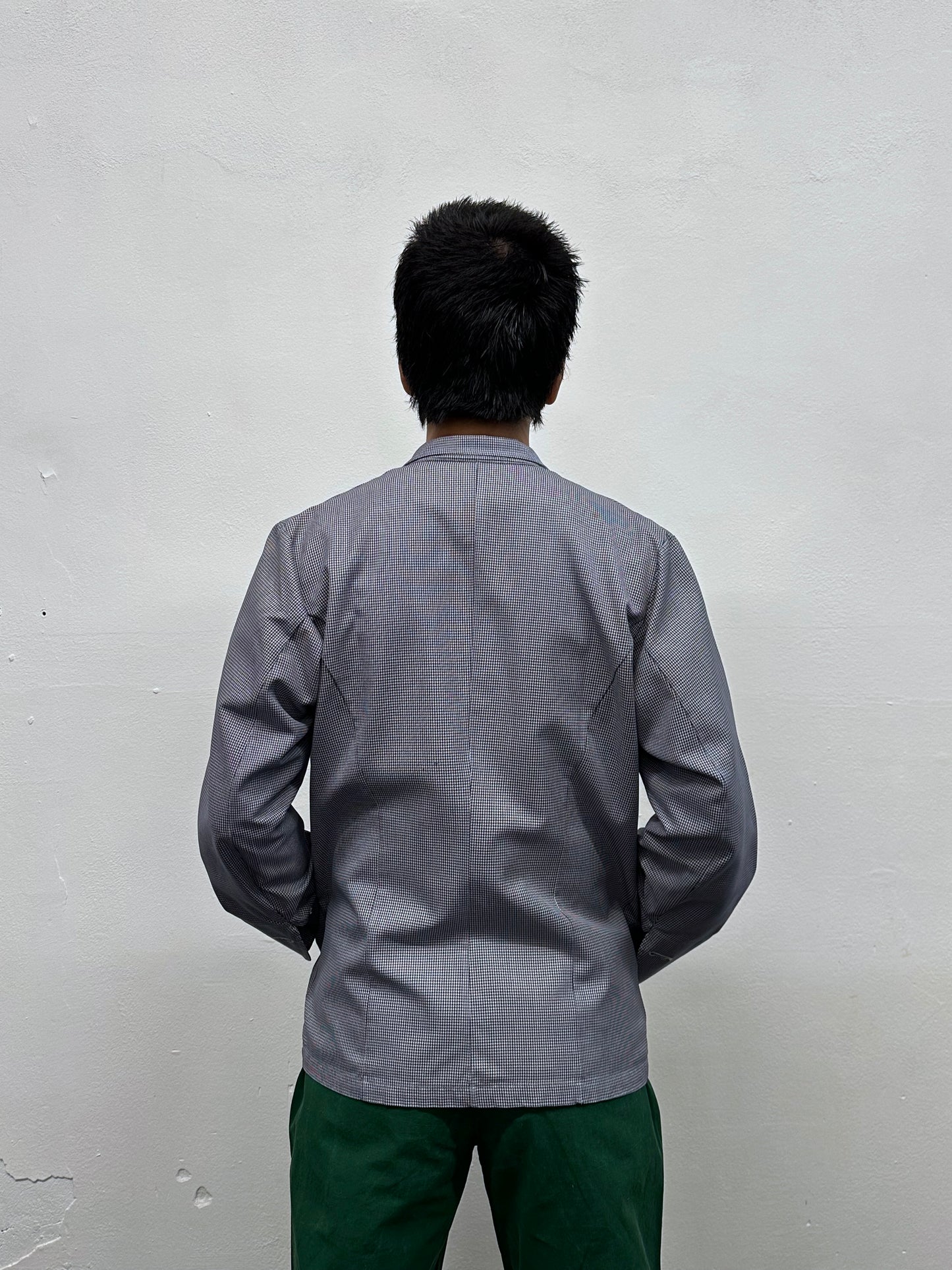 1950s French Butcher Jacket