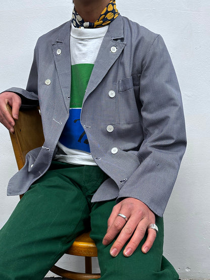 1950s French Butcher Jacket