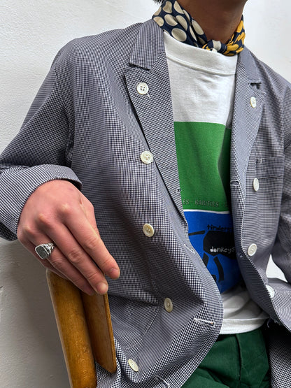 1950s French Butcher Jacket