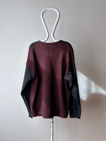 90s Italy wool top