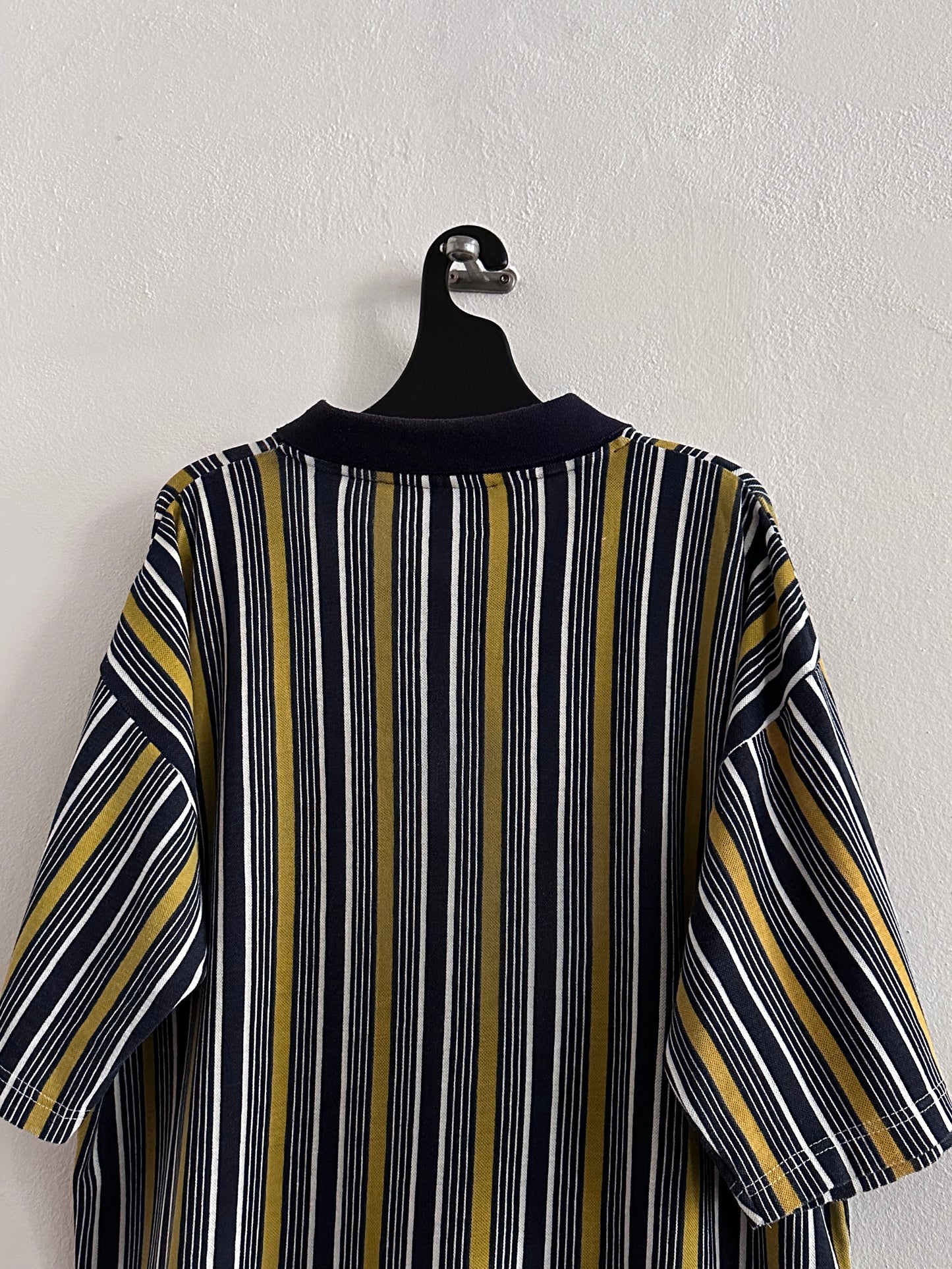 1990s striped polo shirt