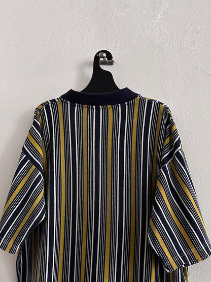 1990s striped polo shirt