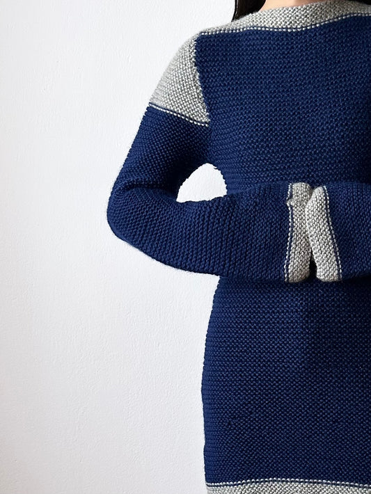 handmade chunky wool dress