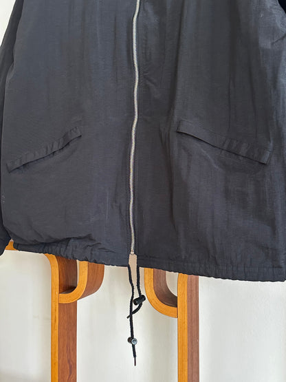 Late 1980s Adidas Black Nylon jacket