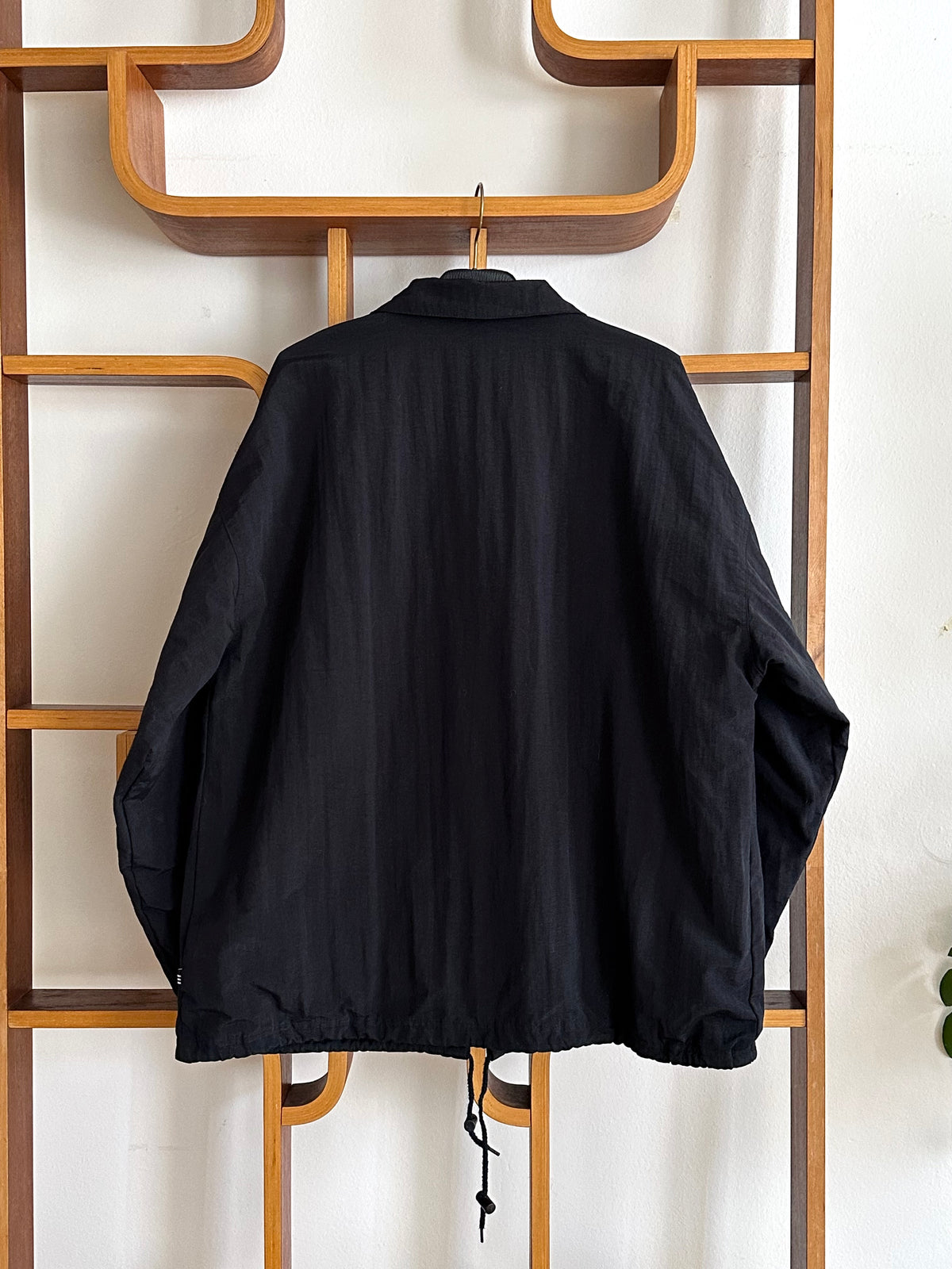 Late 1980s Adidas Black Nylon jacket