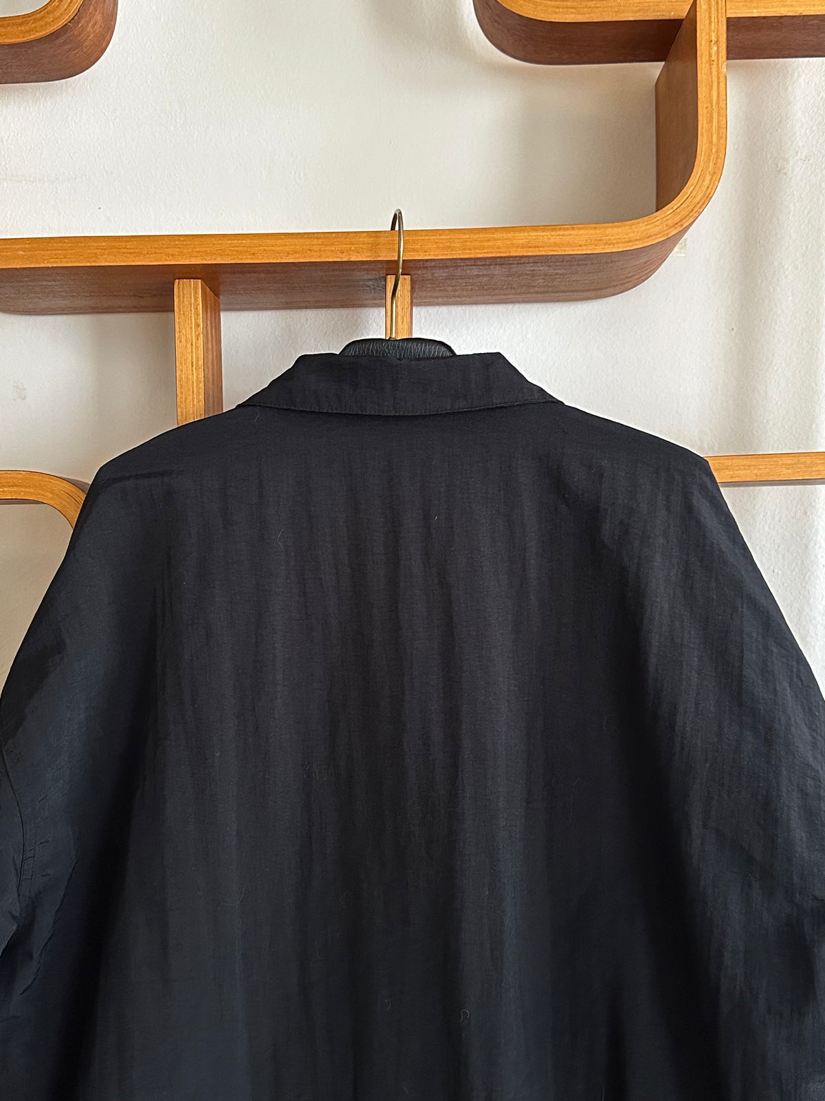 Late 1980s Adidas Black Nylon jacket