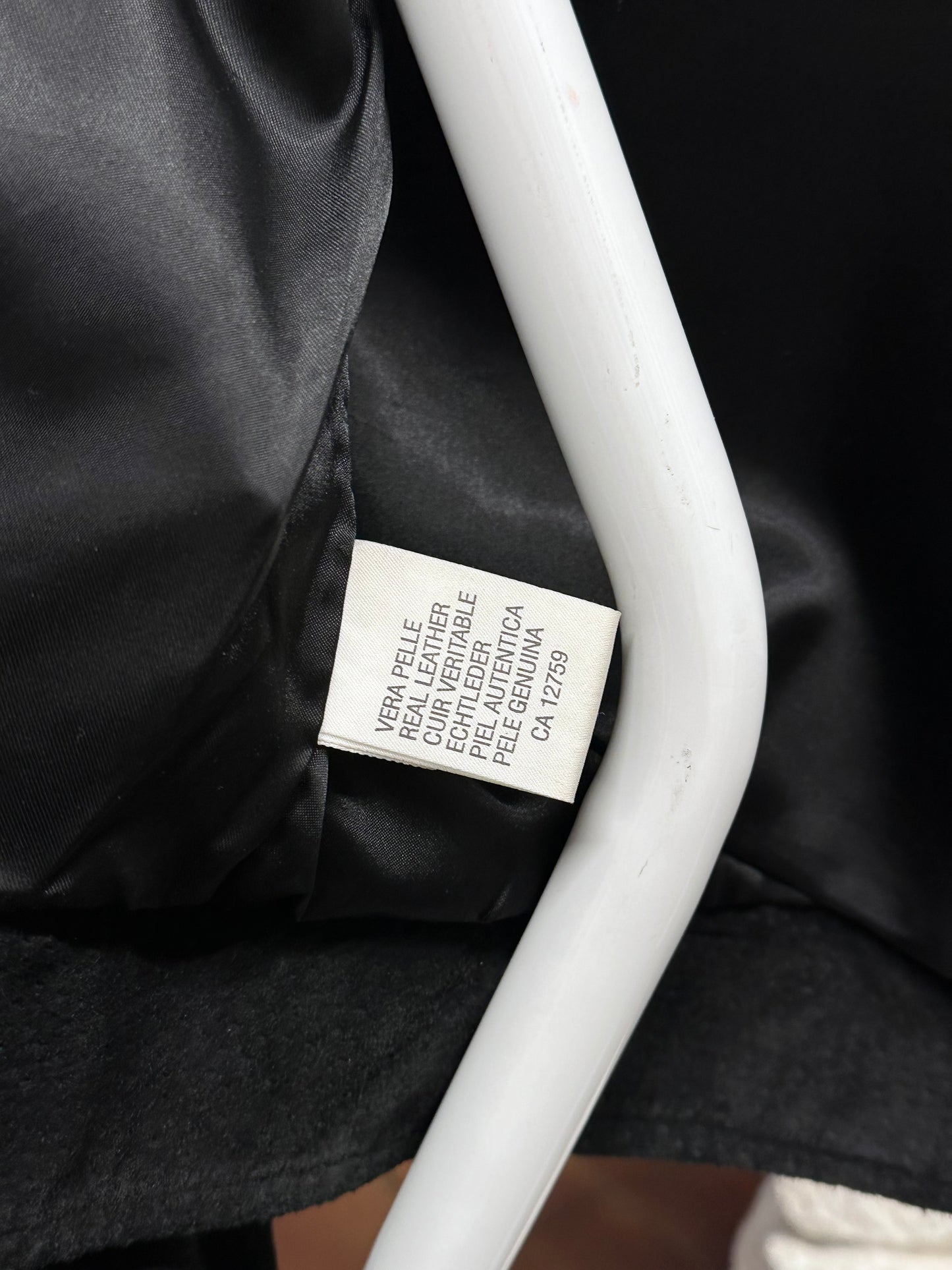 black suede leather short jacket