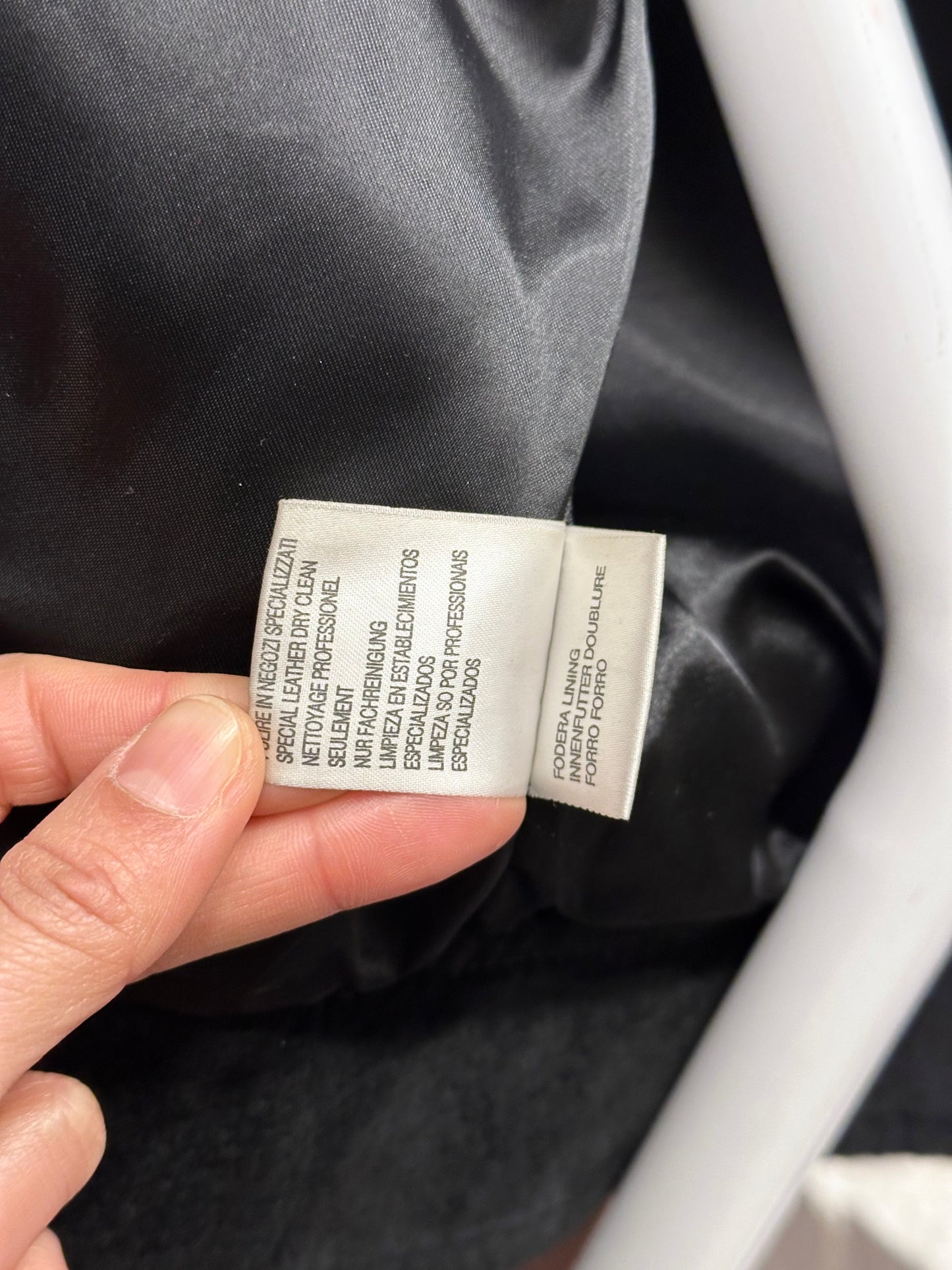 black suede leather short jacket