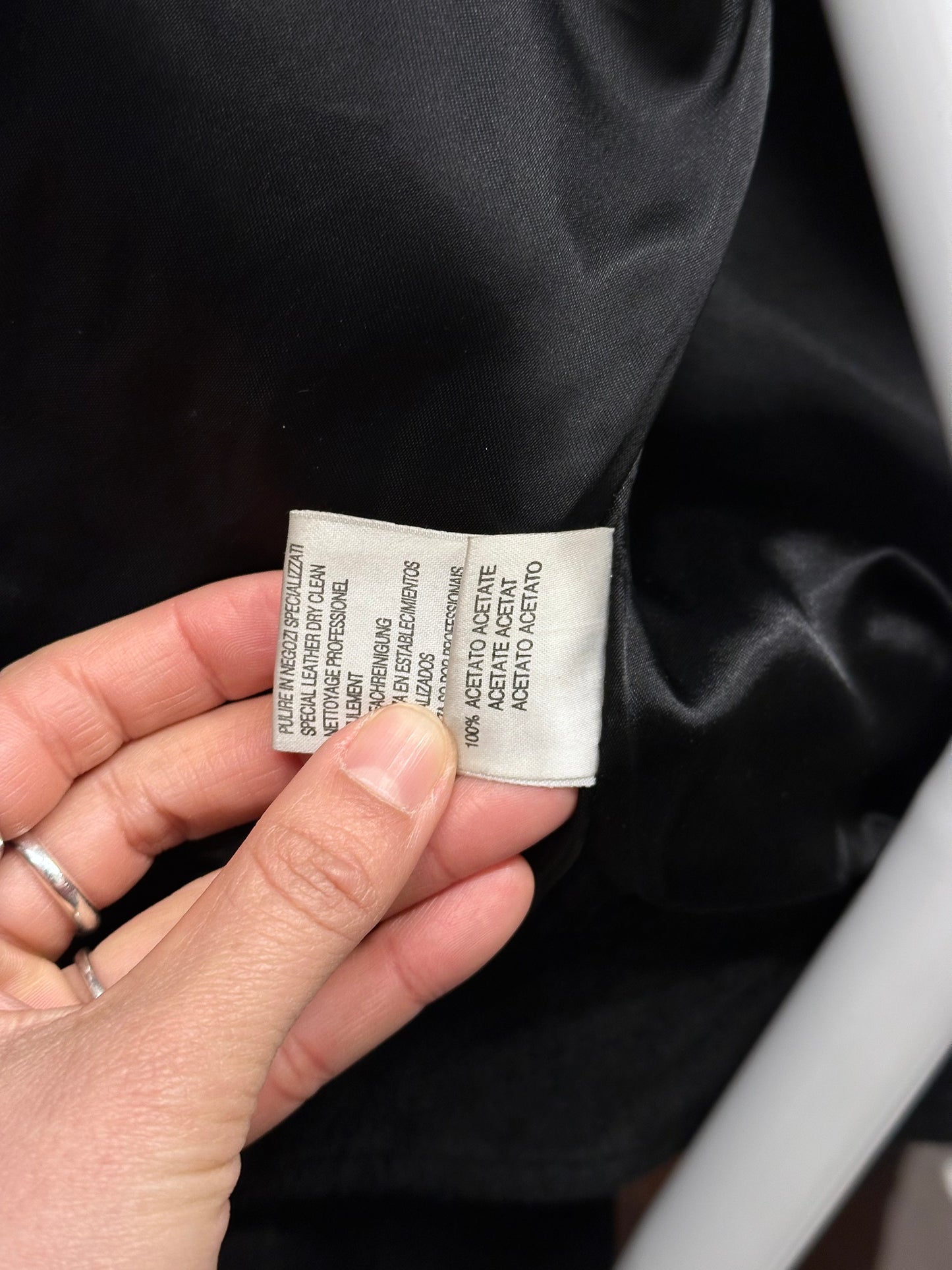 black suede leather short jacket