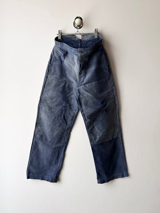 40s St Michel J.B P moleskin trouser France French  vintage 1940s 40's JBP pants bottoms 30s 30's 1930s モールスキン フレンチ ヴィンテージ パンツ トラウザー