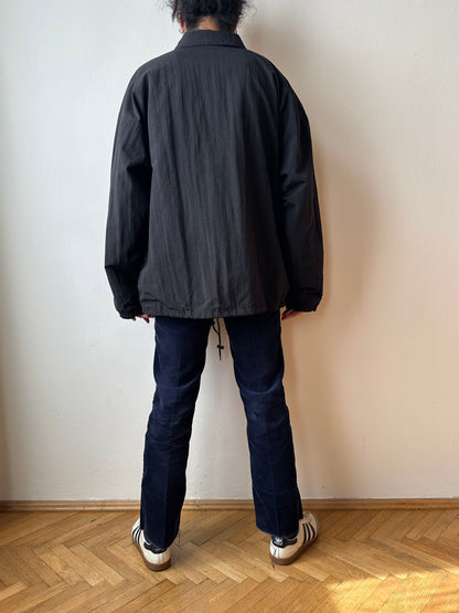Late 1980s Adidas Black Nylon jacket