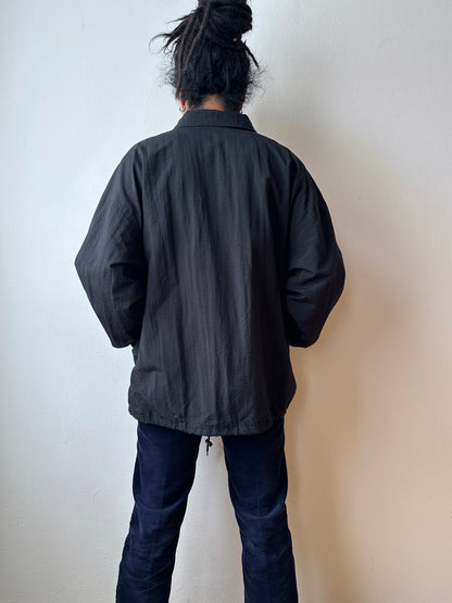 Late 1980s Adidas Black Nylon jacket