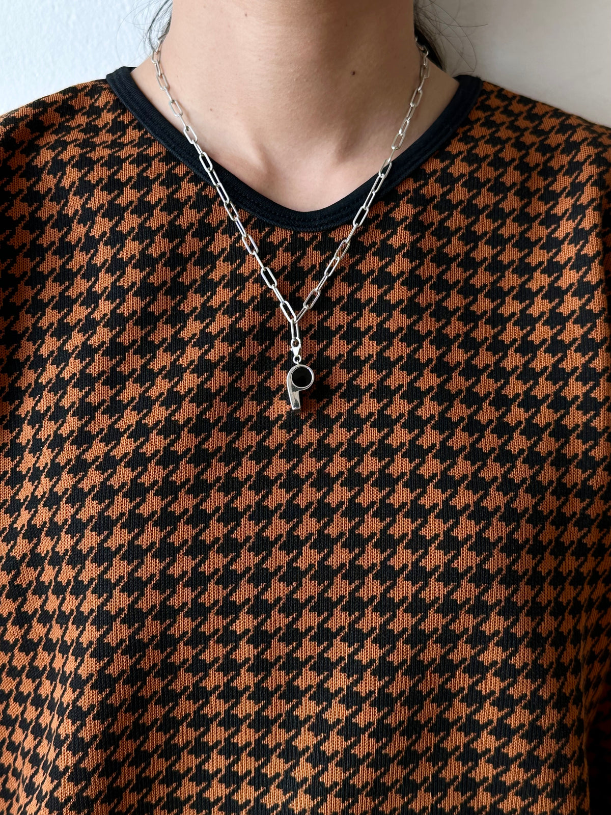 Whistle pendant necklace Ag925