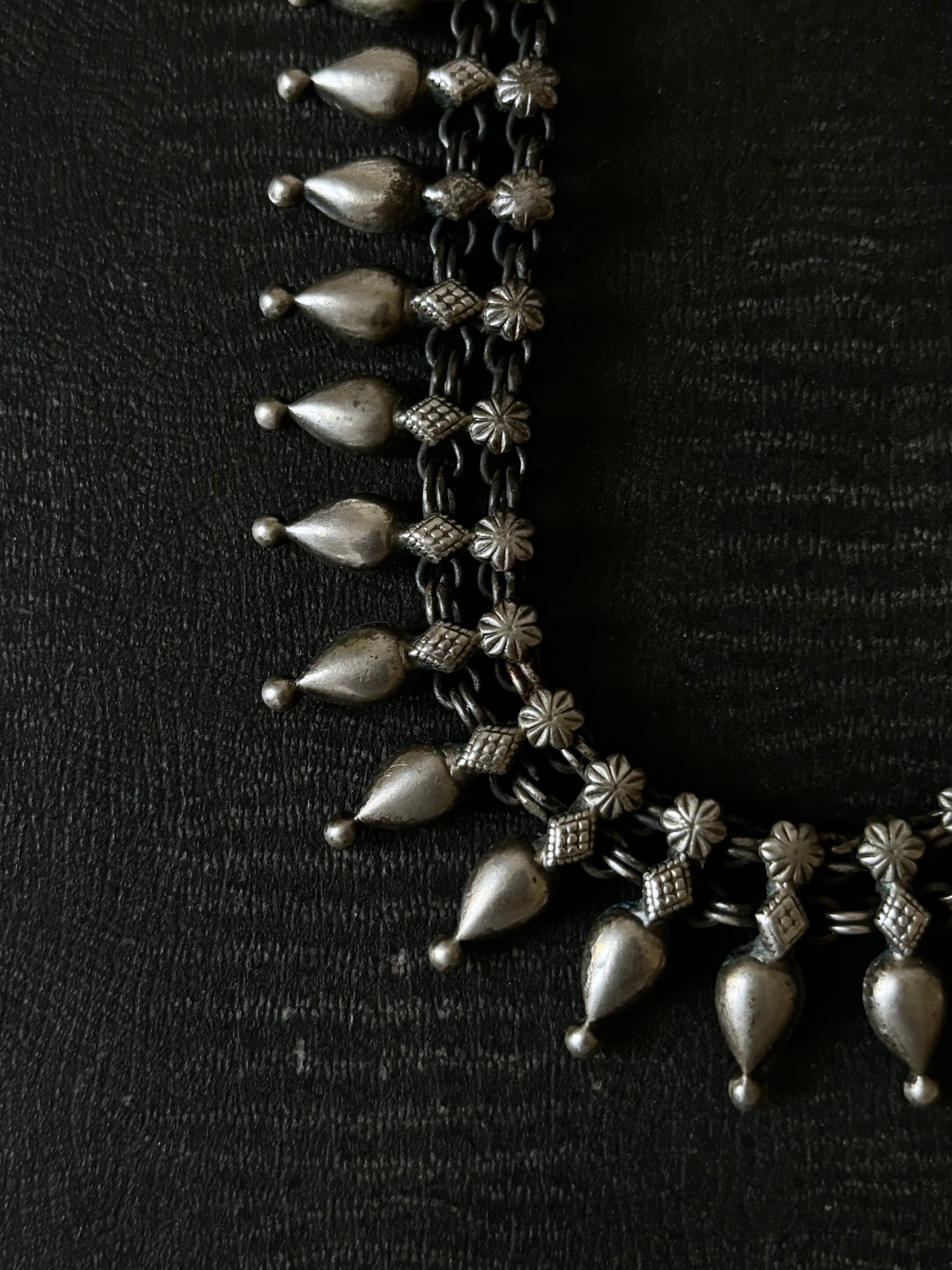 Antique Rajasthani silver collar