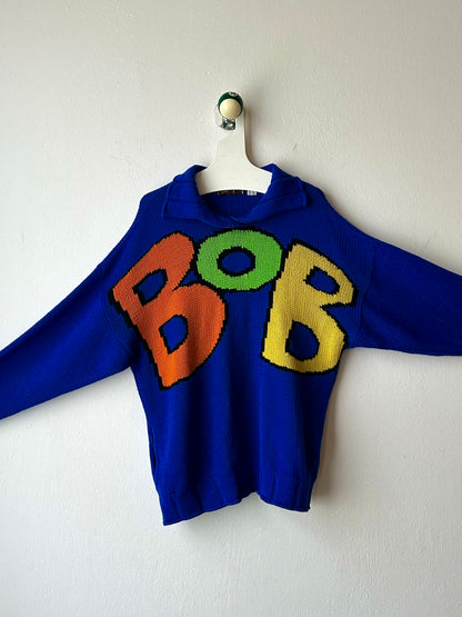 Thierry Mugler Wool Jumper BOB 80s 90s 80年代 90年代 ニット Toto Praha Vintage clothing shop Antique shop 古着屋 プラハ Showroom appointment Prague ユーロ古着 ヨーロッパ古着 古着卸 ヴィンテージ