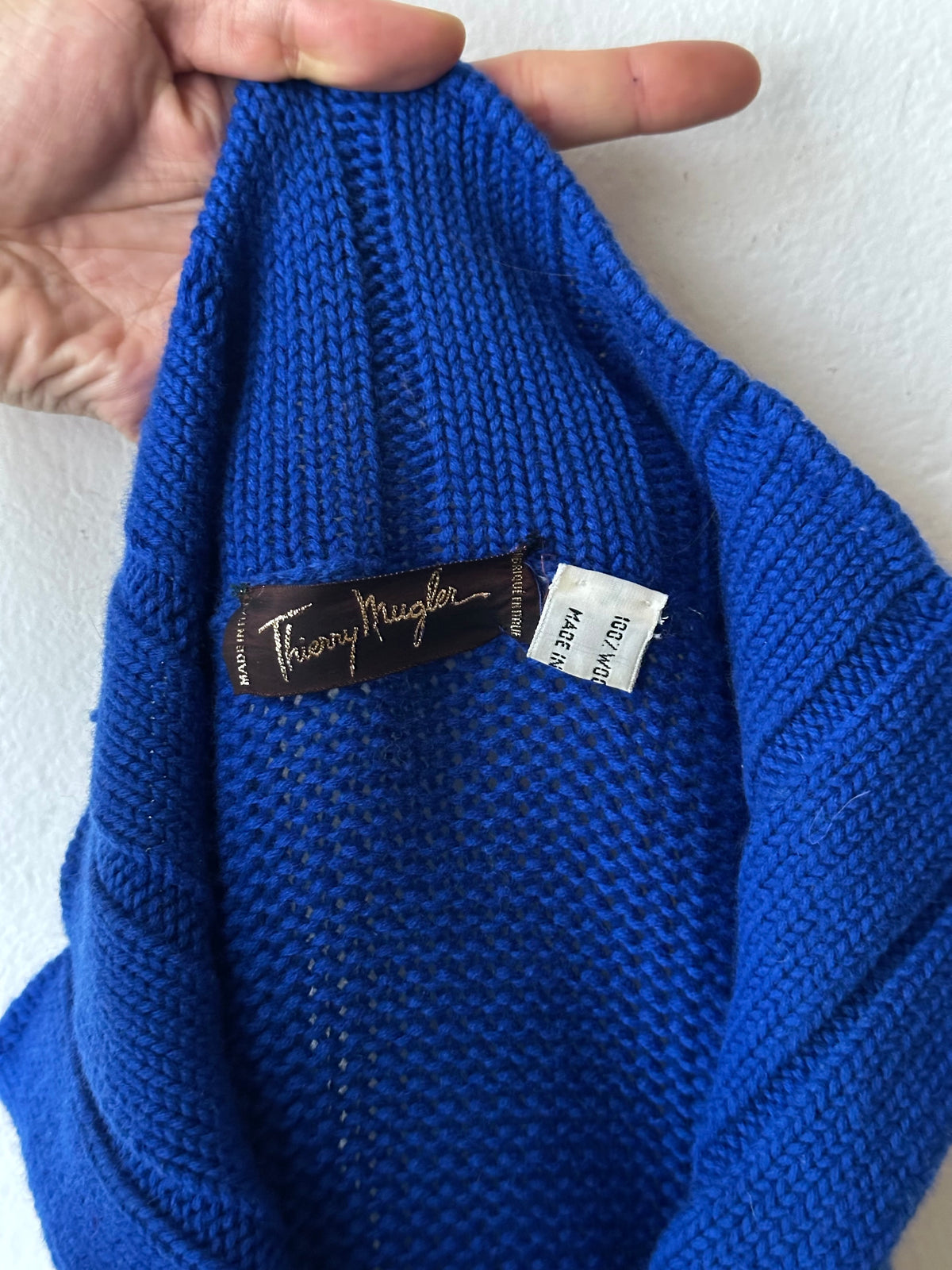 1980s-90s Thierry Mugler Wool Jumper