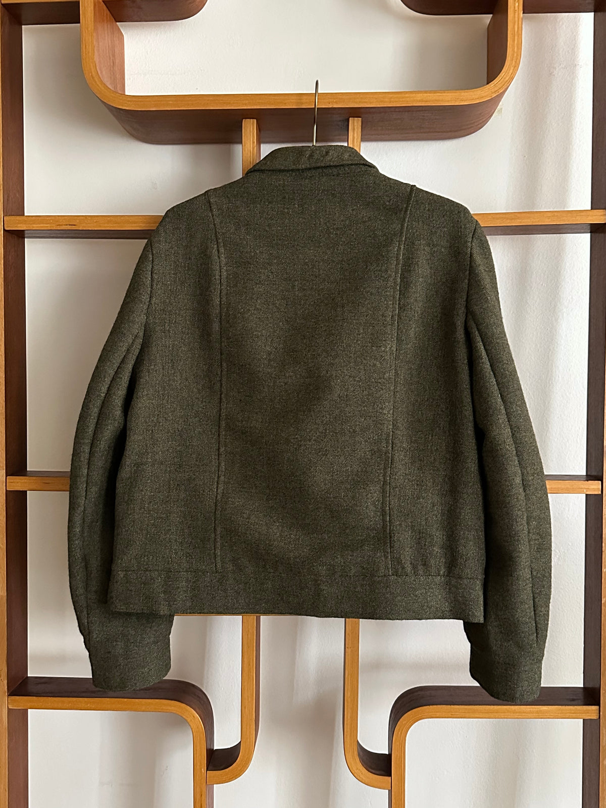 1970s Biker Jacket Wool Rare Prouvost Wool French Fabric Harker's Sports Bruxelles ブリュッセル ベルギー ライダース 70年代 フレンチ Toto Praha Vintage clothing shop Antique shop 古着屋 プラハ Showroom appointment Prague ユーロ古着 ヨーロッパ古着 古着卸 ヴィンテージ 