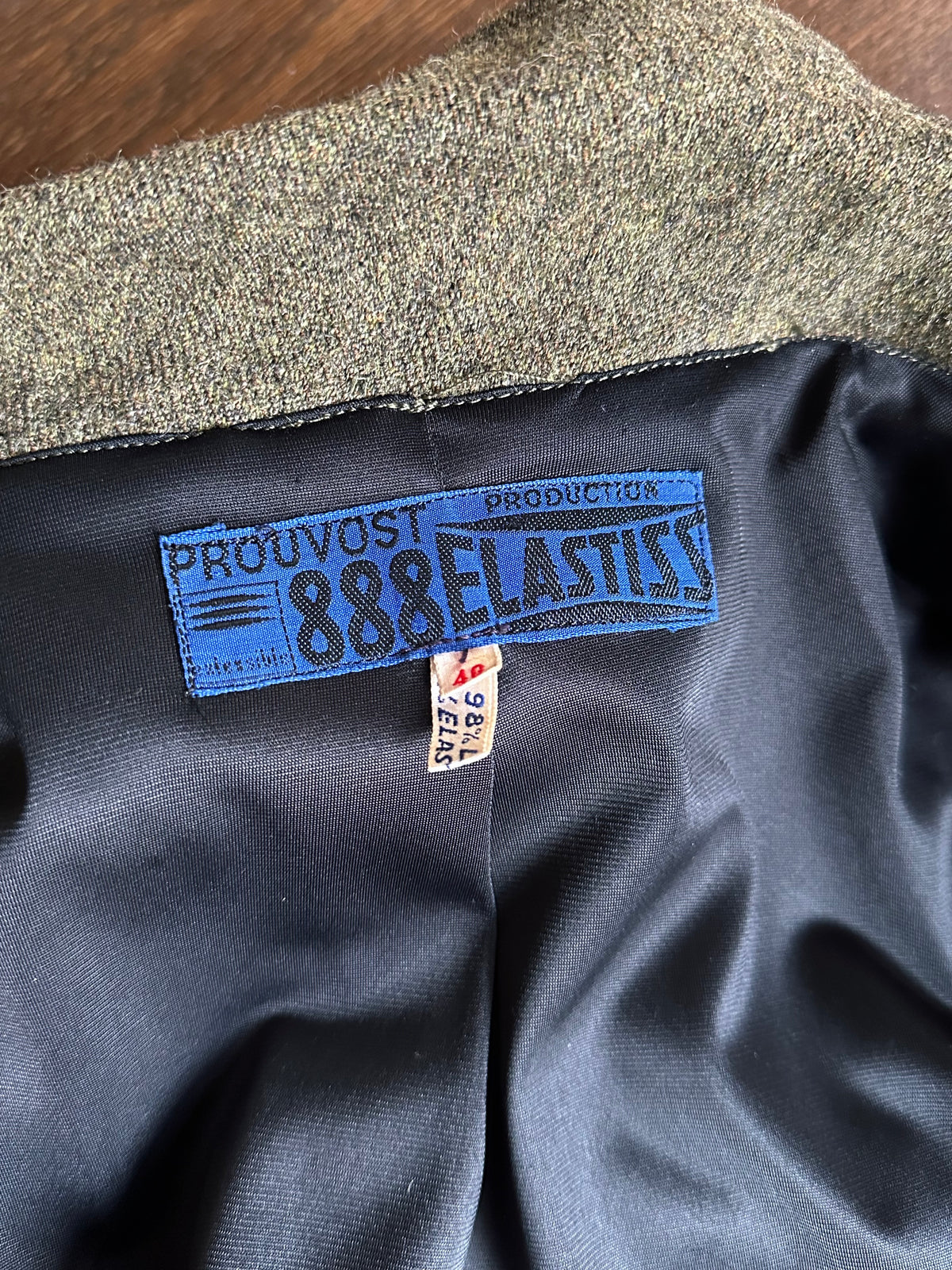 1970s Biker Jacket Wool Rare Prouvost Wool French Fabric Harker's Sports Bruxelles ブリュッセル ベルギー ライダース 70年代 フレンチ Toto Praha Vintage clothing shop Antique shop 古着屋 プラハ Showroom appointment Prague ユーロ古着 ヨーロッパ古着 古着卸 ヴィンテージ 