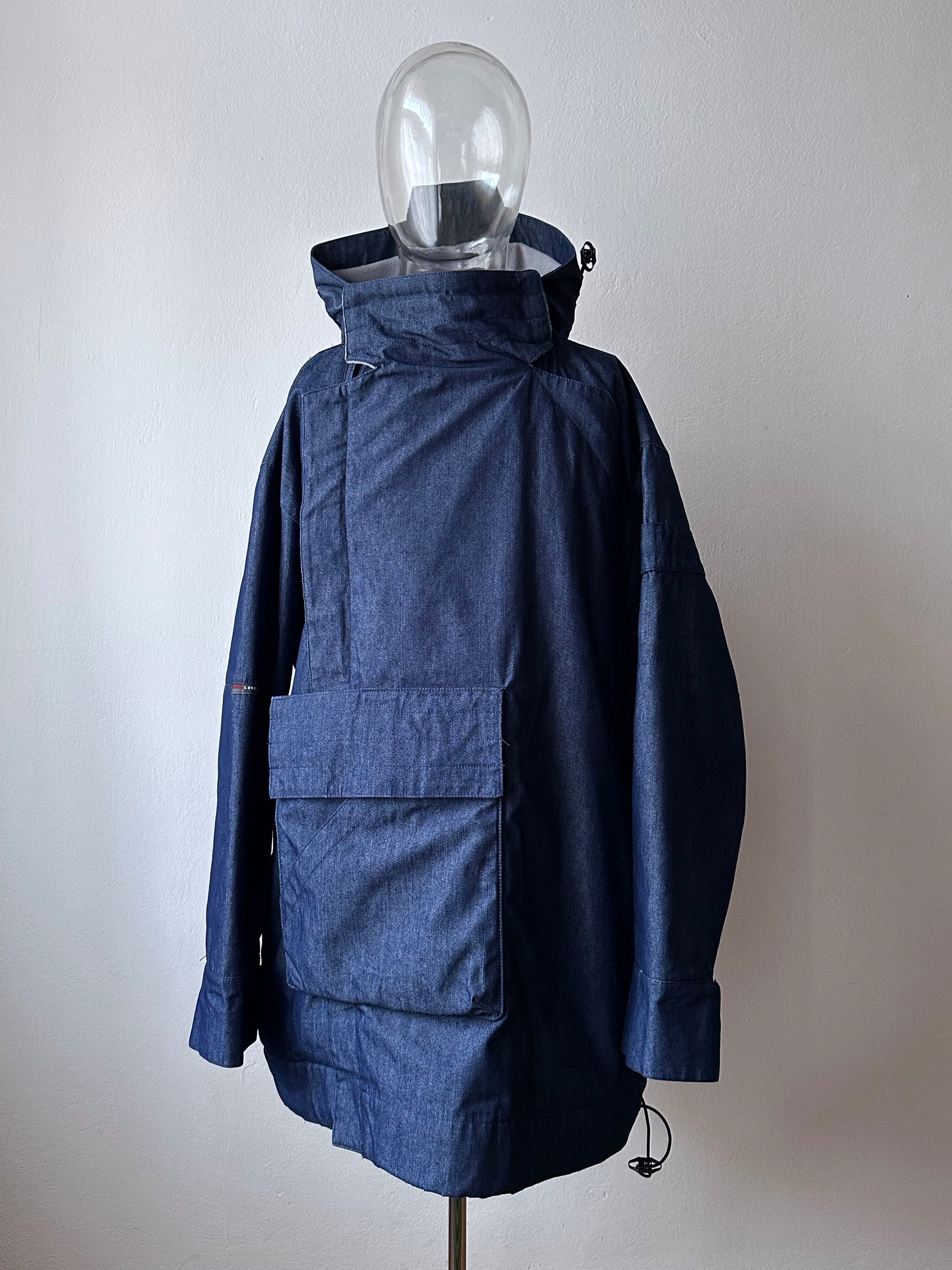 Levi's All Duty AW'99 1999s 99年 リーバイス  ヨーロッパ企画 Vintage ヴィンテージ 古着屋 プラハ Praha Vintage clothing store Massimo osti マッシモオスティ デニム  パーカー Denim Parka Rare レア 