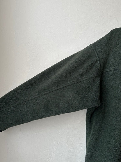 1990s Patagonia Shirring Coat 90年代 パタゴニア シャーリングコート フリース シンチラ レア ナイロン Toto Praha Vintage clothing shop Antique shop 古着屋 プラハ Showroom appointment Prague ユーロ古着 ヨーロッパ古着 古着卸 ヴィンテージ Made in USA アメリカ製 緑 Green
