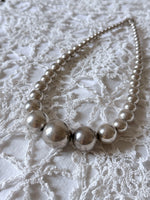 Sterling silver ball necklace