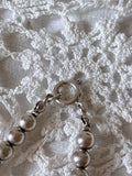 Sterling silver ball necklace