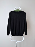 boat neckline merino wool light sweater