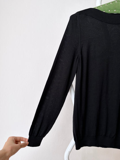 boat neckline merino wool light sweater