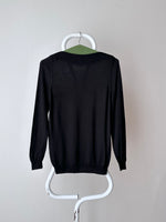 boat neckline merino wool light sweater