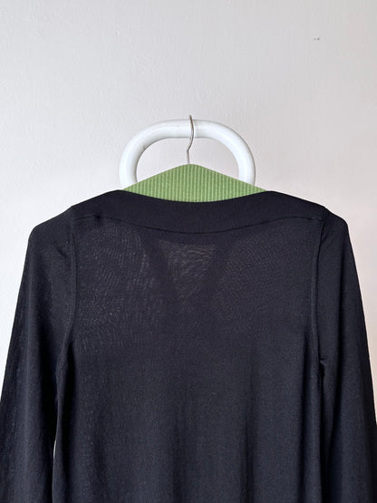 boat neckline merino wool light sweater