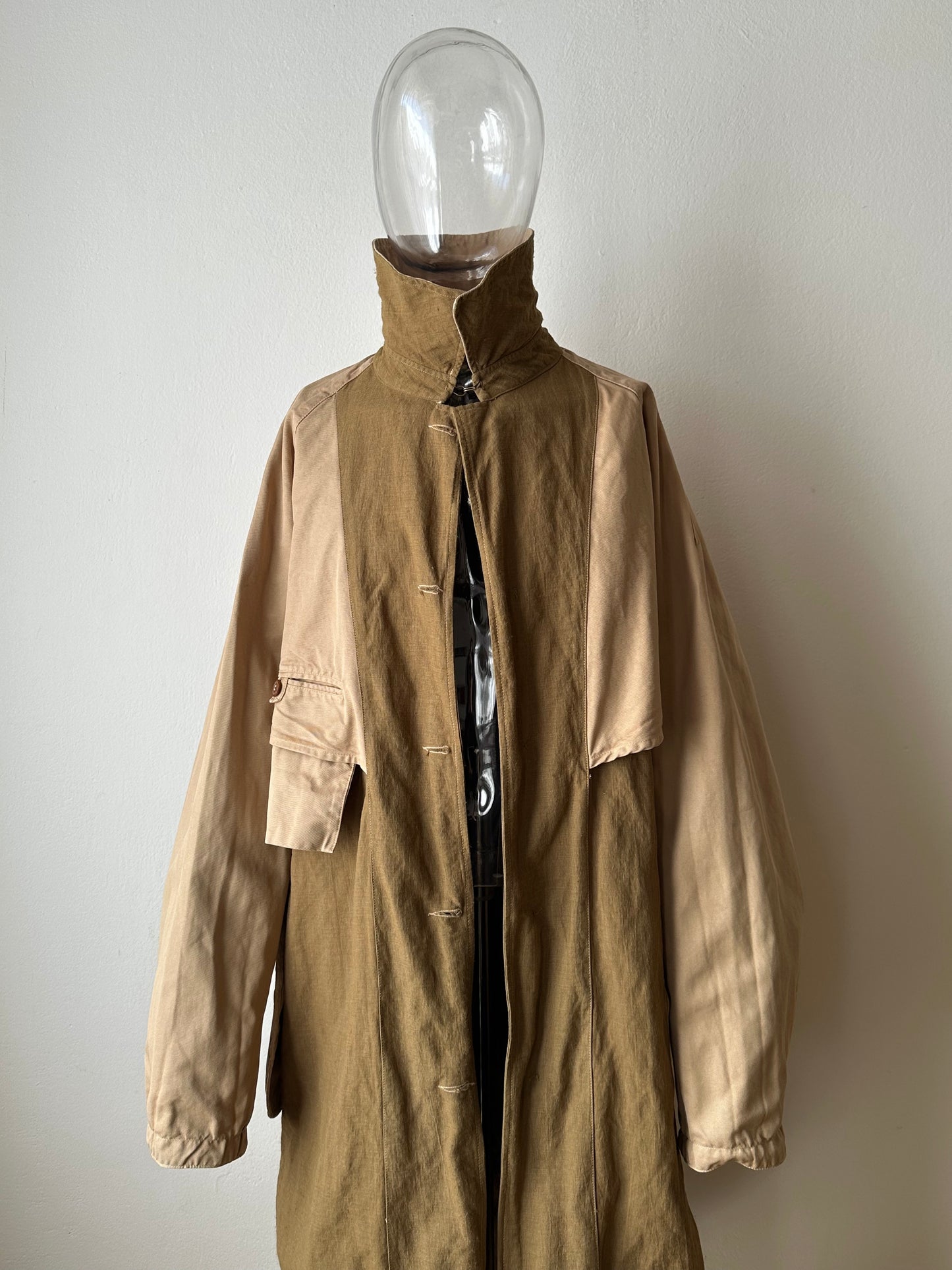 AW'2001 C.P. COMPANY Nylon coat, inspired by the French Army M35 Motorcycle coat