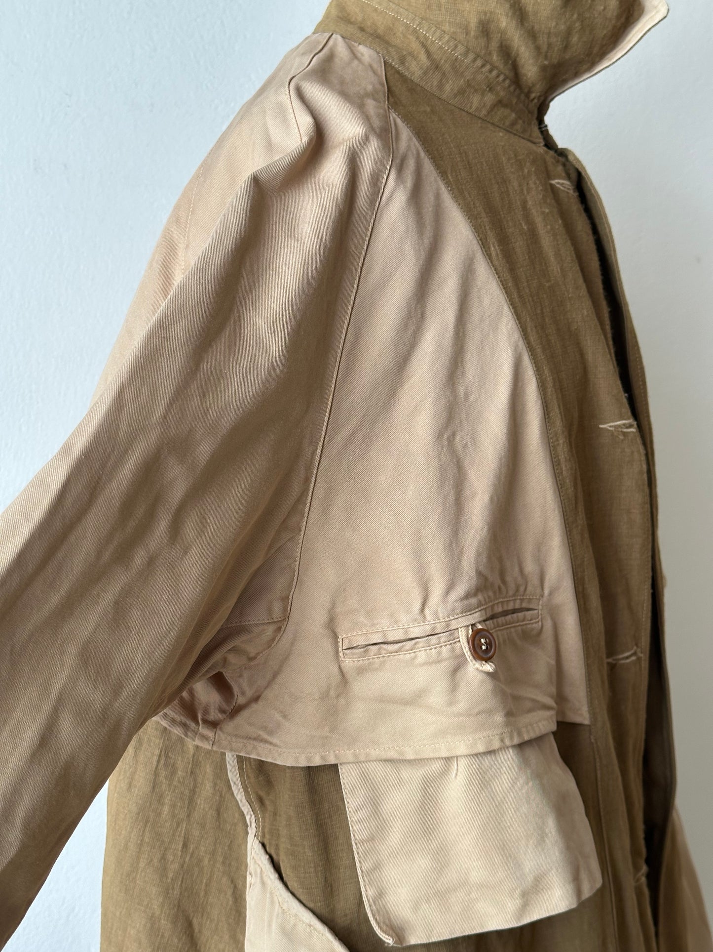 AW'2001 C.P. COMPANY Nylon coat, inspired by the French Army M35 Motorcycle coat
