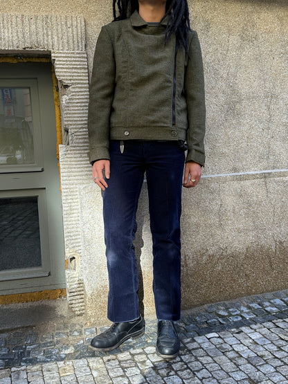 1970s Biker Jacket Wool Rare Prouvost Wool French Fabric Harker's Sports Bruxelles ブリュッセル ベルギー ライダース 70年代 フレンチ Toto Praha Vintage clothing shop Antique shop 古着屋 プラハ Showroom appointment Prague ユーロ古着 ヨーロッパ古着 古着卸 ヴィンテージ 