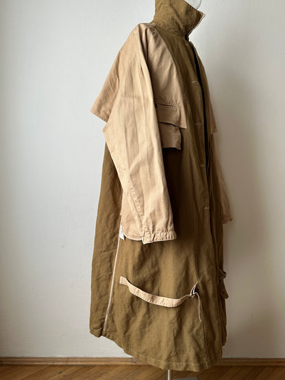 AW'2001 C.P. COMPANY Nylon coat, inspired by the French Army M35 Motorcycle coat