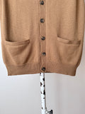 90s J.CREW wool vest camel