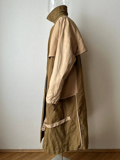 AW'2001 C.P. COMPANY Nylon coat, inspired by the French Army M35 Motorcycle coat